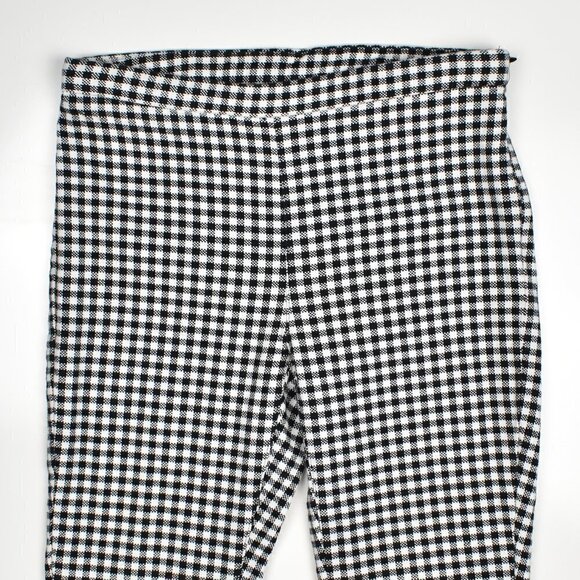 Free People Gingham Skinny Crop Pants 2 - Picture 4 of 6